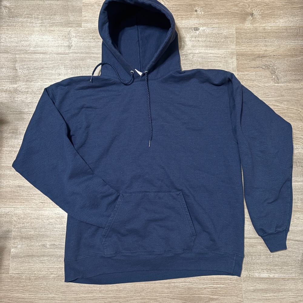 Hanes Men's Navy Blue Hoodie
